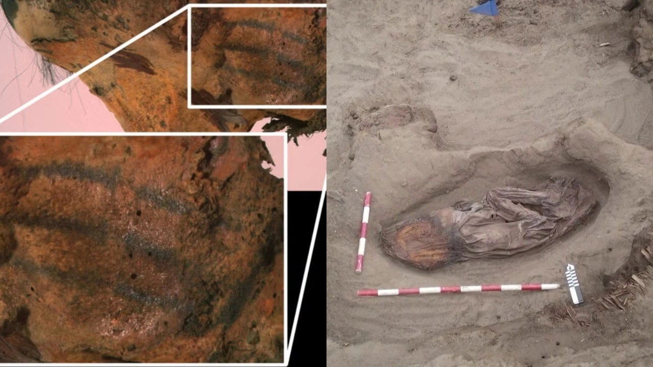 800 yıllık mumyada gizli dövmeler ortaya çıkarıldı