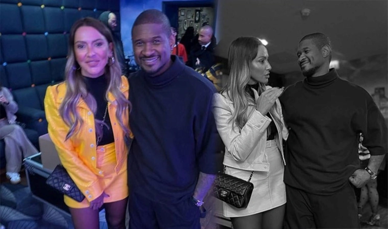 Hadise, Londra’da dünyaca ünlü şarkıcı Usher ile buluştu: Sosyal medyada büyük ilgi topladı