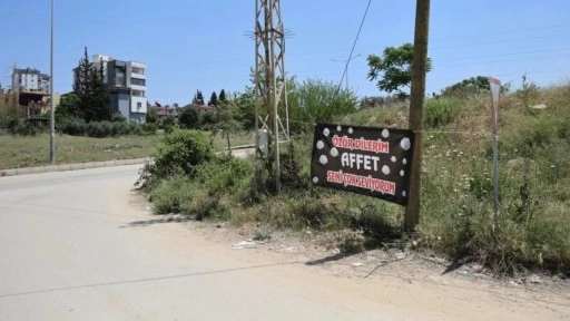 Adana'da gizemli 'affet' ilanı