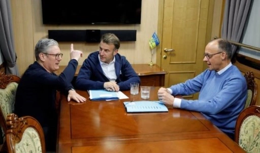 Almanya, Fransa, İngiltere ve Polonya liderlerlerinden Kiev'e çıkarma